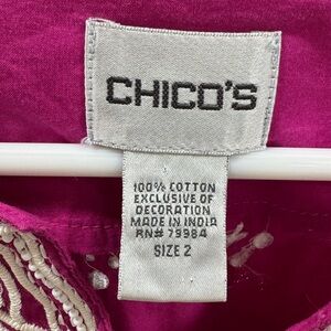 Chico's Fuchsia Kids Bottoms